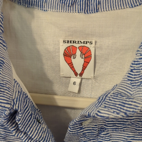 Shrimps‎ Henry Cloque Dress Blue size 6 - Picture 5 of 12